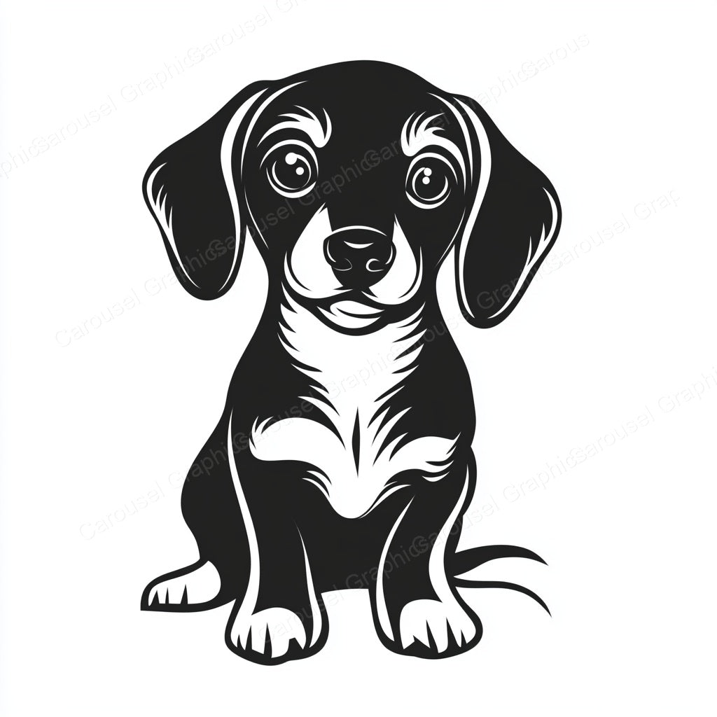 Dachshund Vector Graphic preview