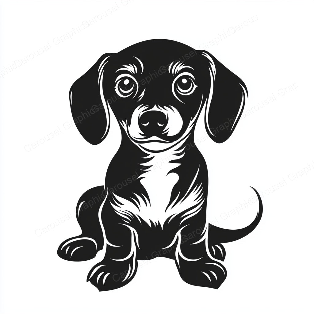 Dachshund Vector Graphic preview