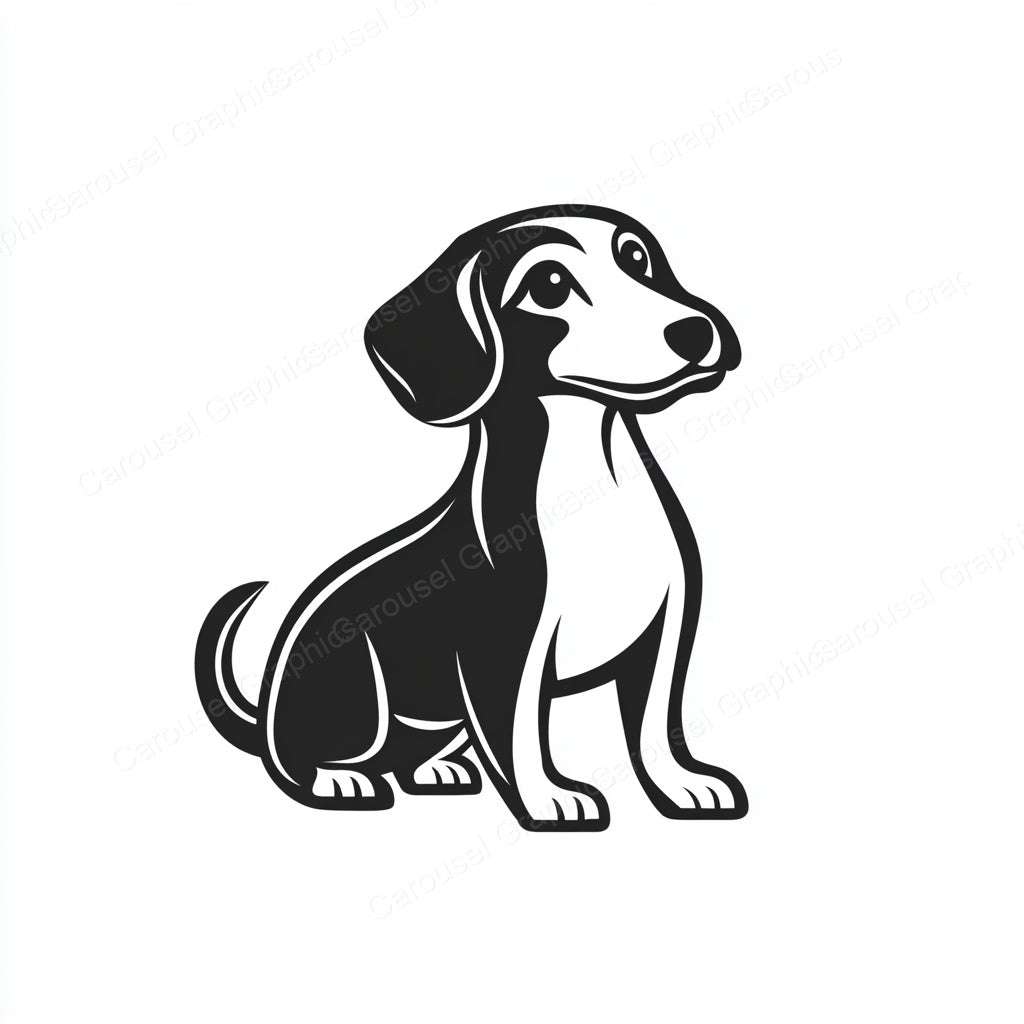 Dachshund Vector Graphic preview