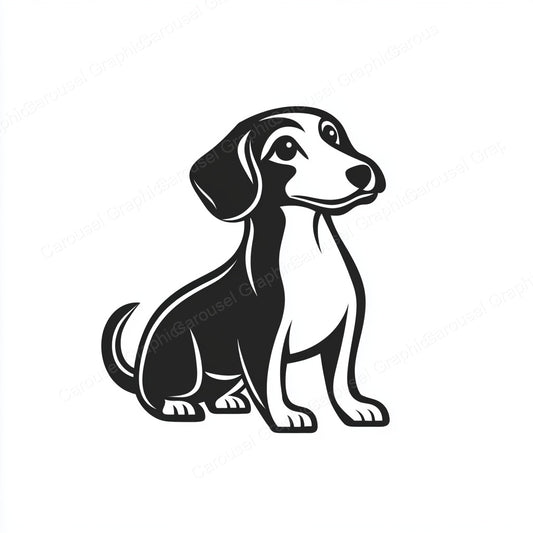 Dachshund Vector Graphic preview