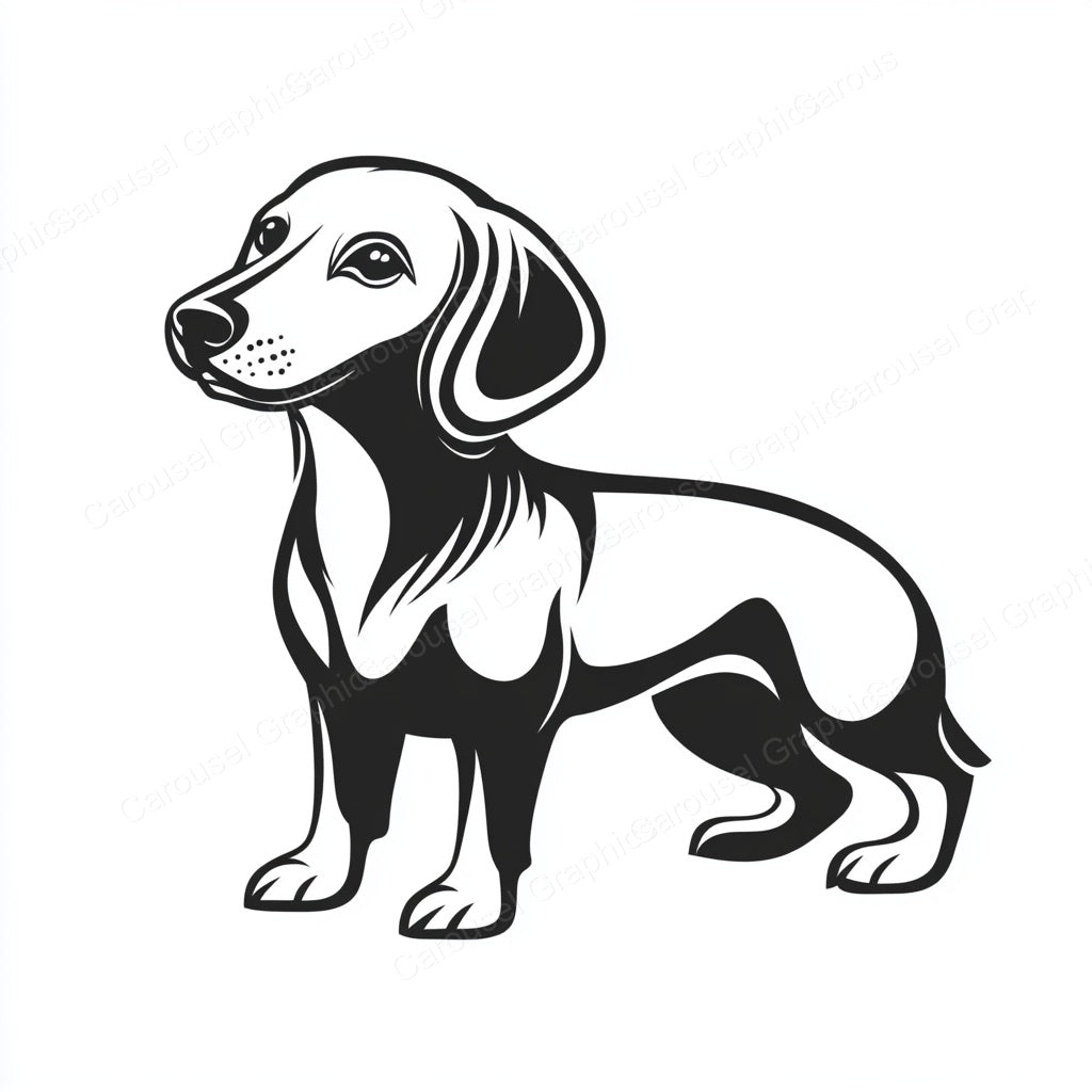 Dachshund Vector Graphic preview