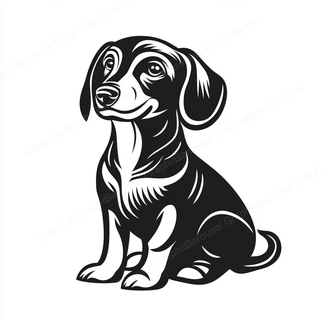 Dachshund Vector Graphic preview