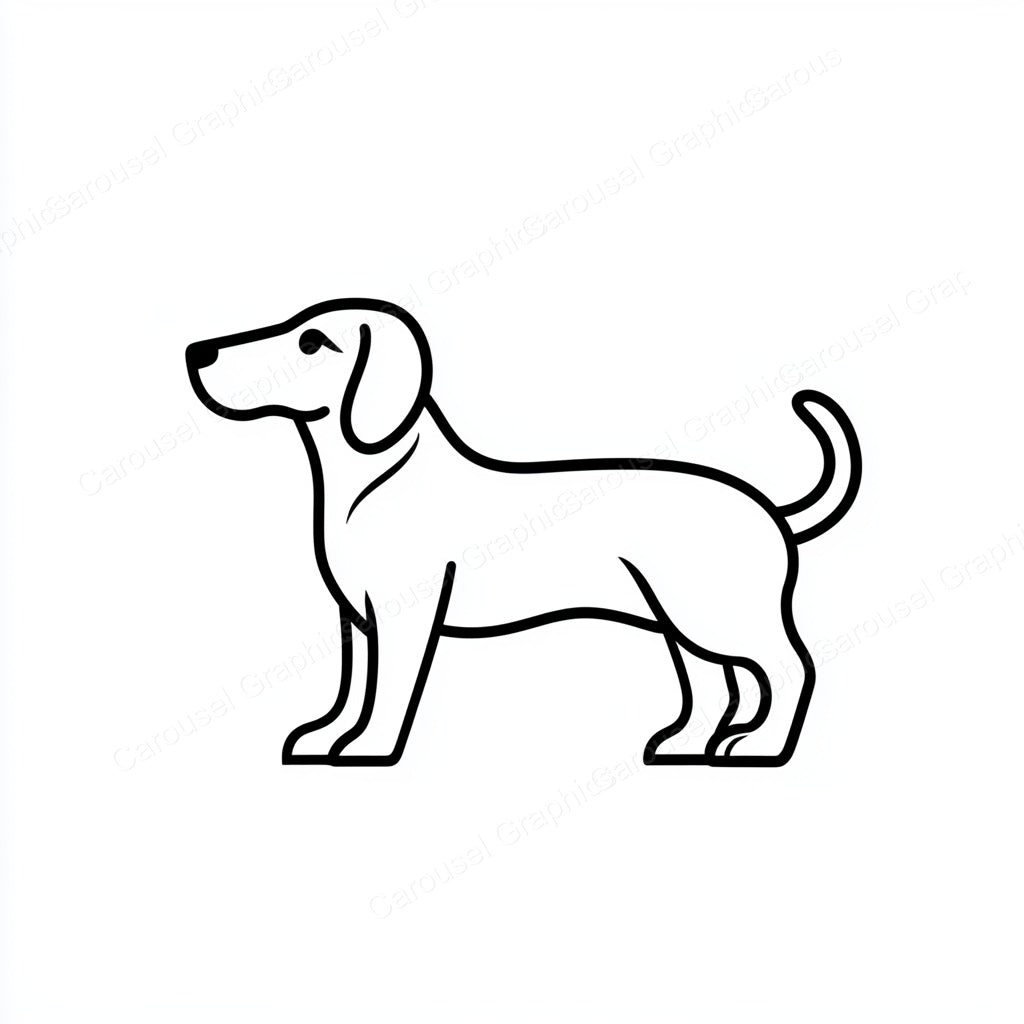 Dachshund Vector Graphic preview