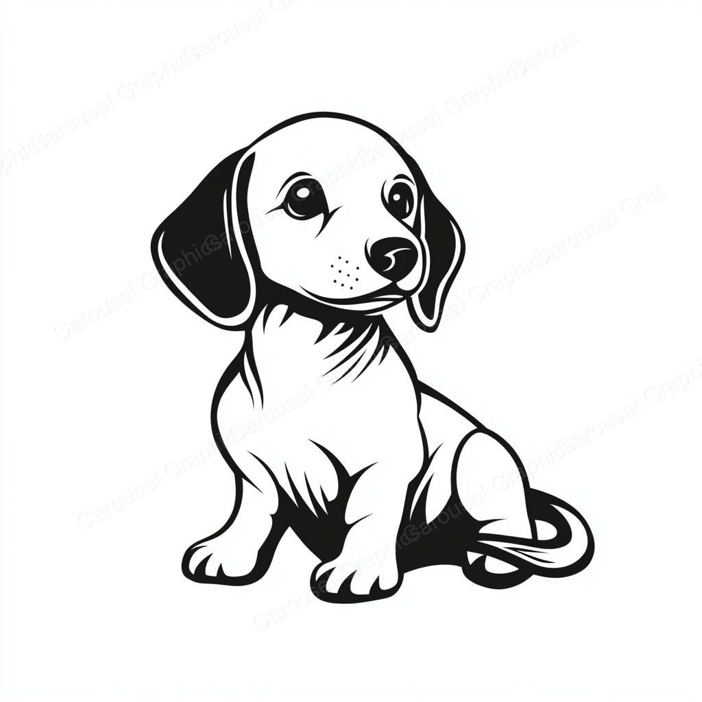 Dachshund Vector Graphic preview