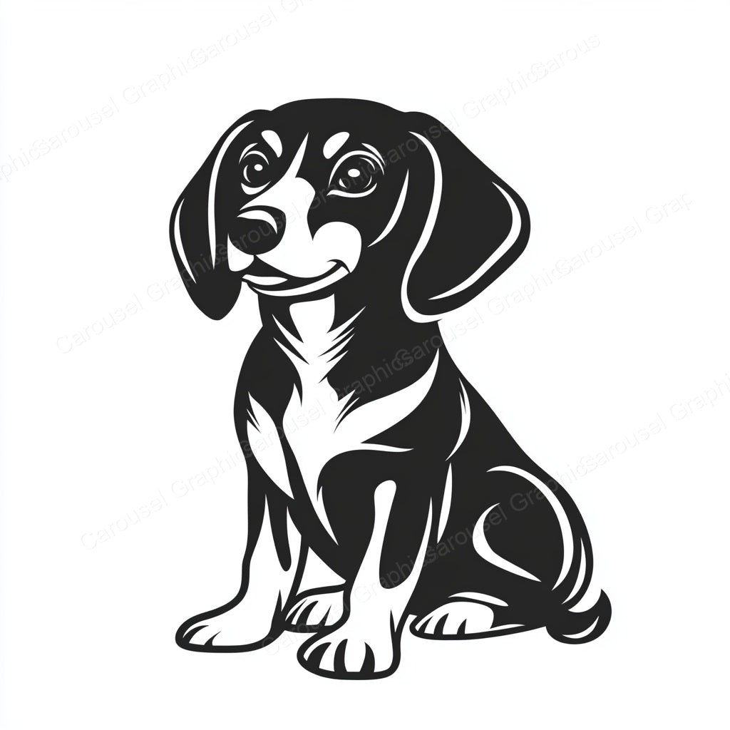 Dachshund Vector Graphic preview