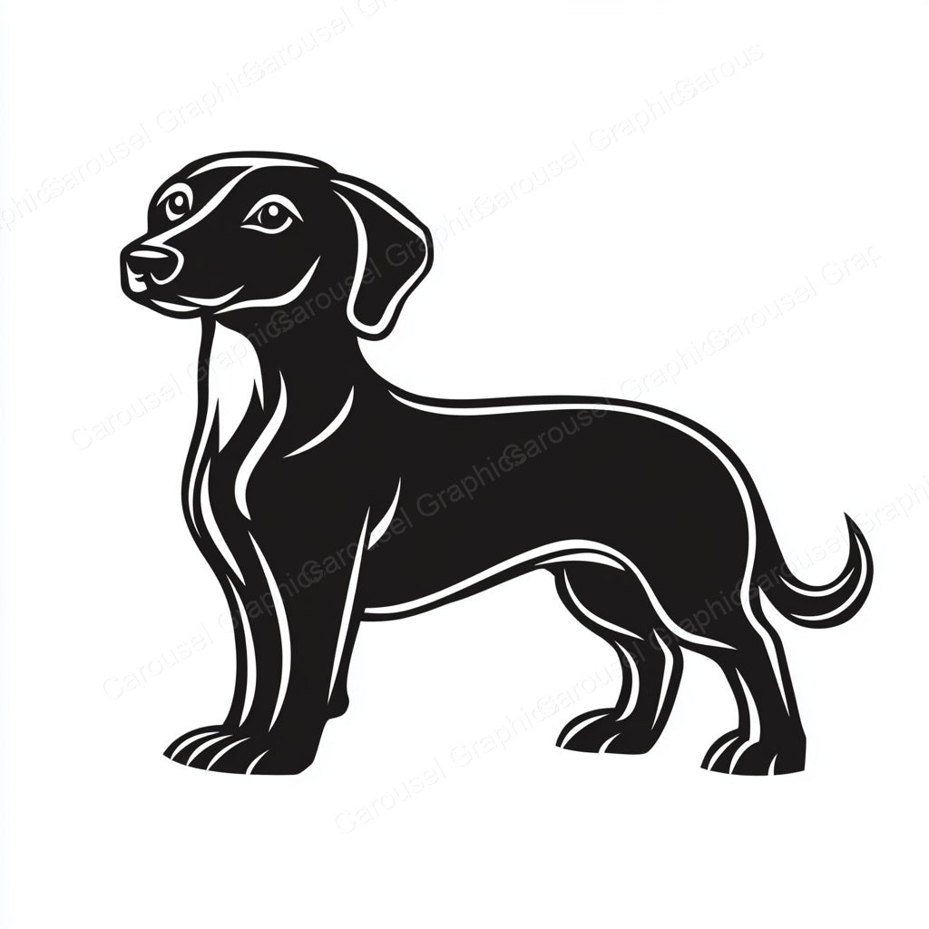 Dachshund Vector Graphic preview