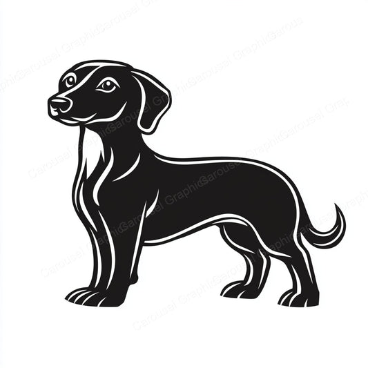 Dachshund Vector Graphic preview