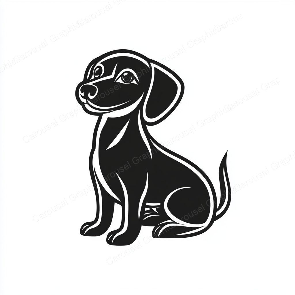 Dachshund Vector Graphic preview