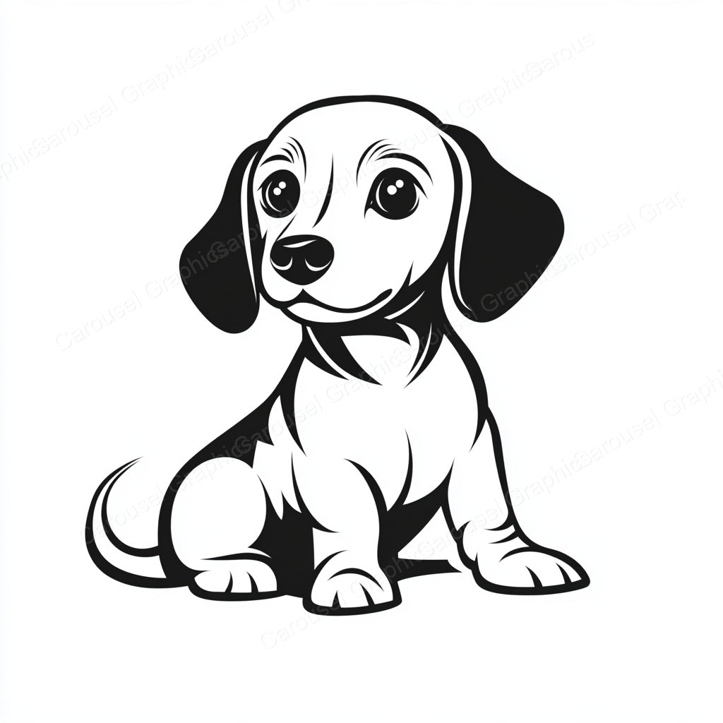 Dachshund Vector Graphic preview