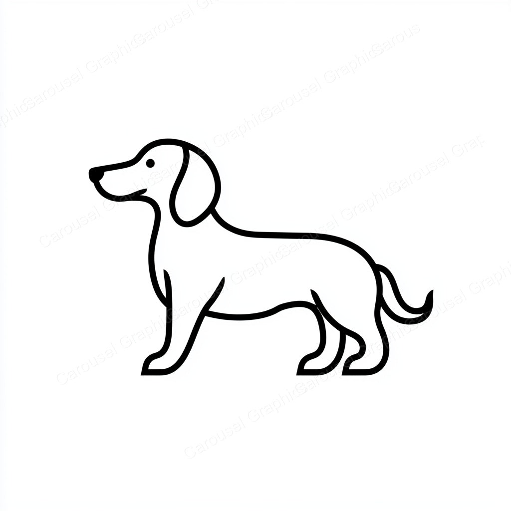 Dachshund Vector Graphic preview