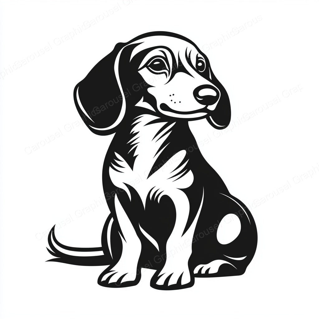 Dachshund Vector Graphic preview