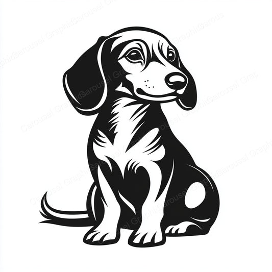 Dachshund Vector Graphic preview