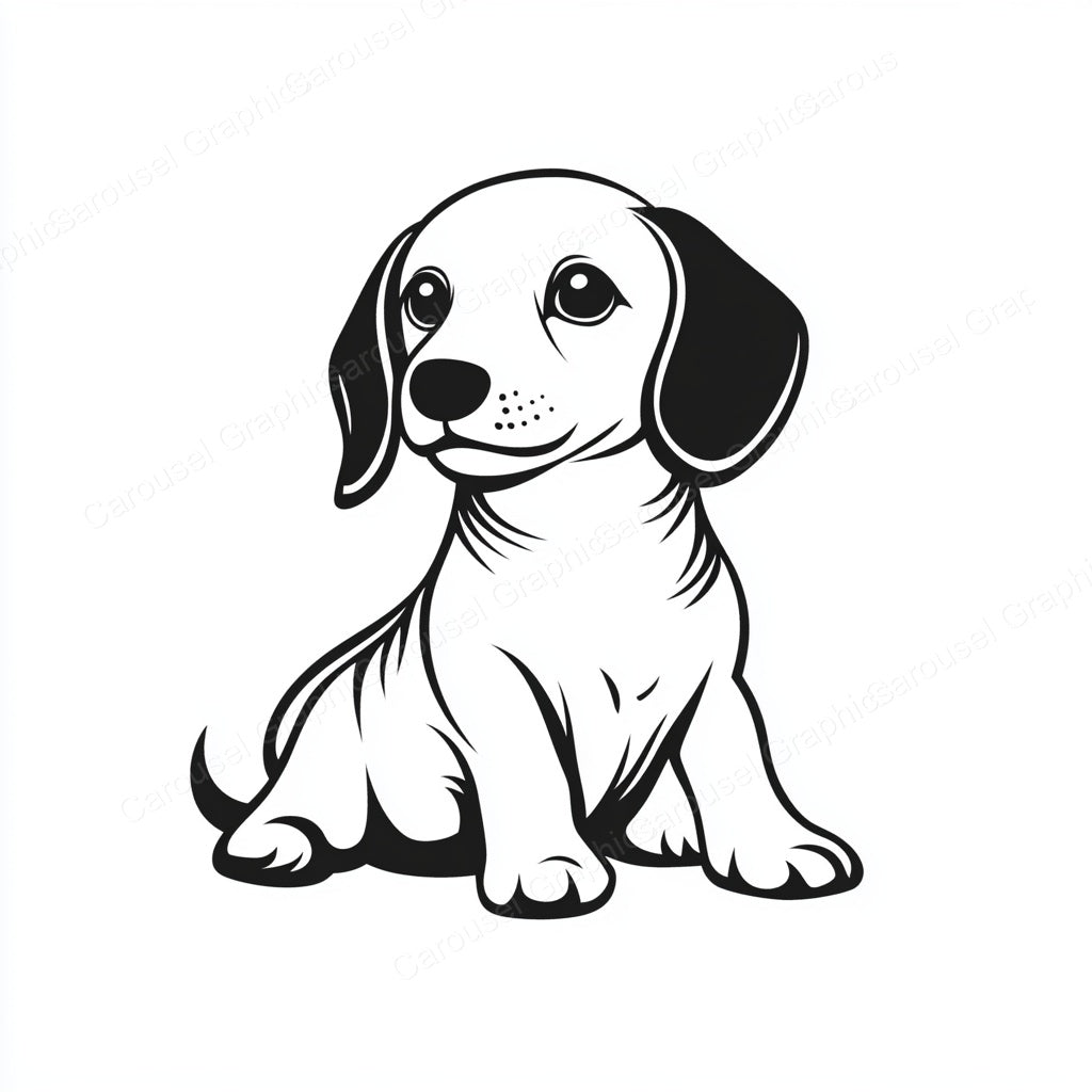 Dachshund Vector Graphic preview