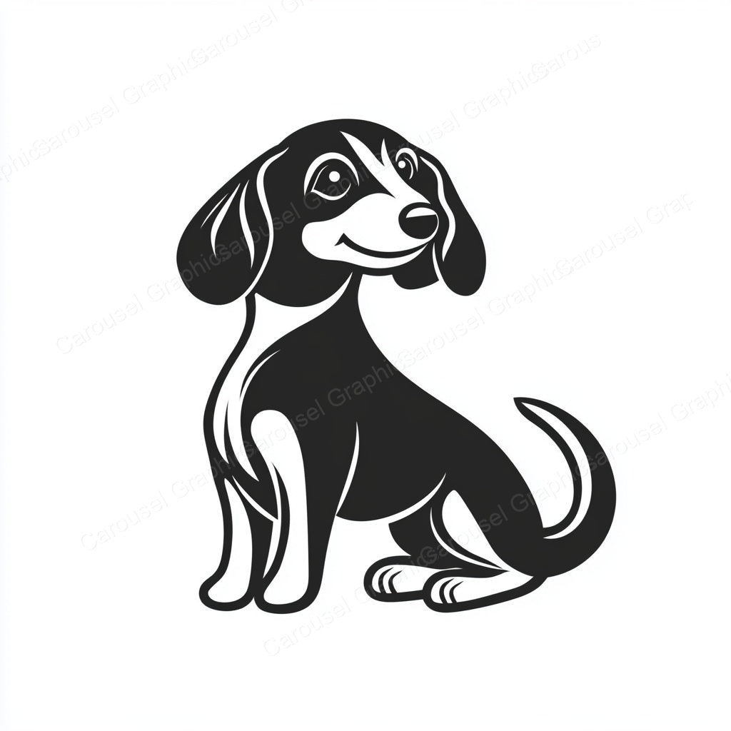 Dachshund Vector Graphic preview