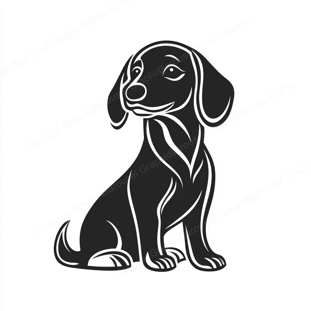Dachshund Vector Graphic preview
