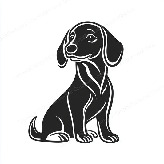 Dachshund Vector Graphic preview
