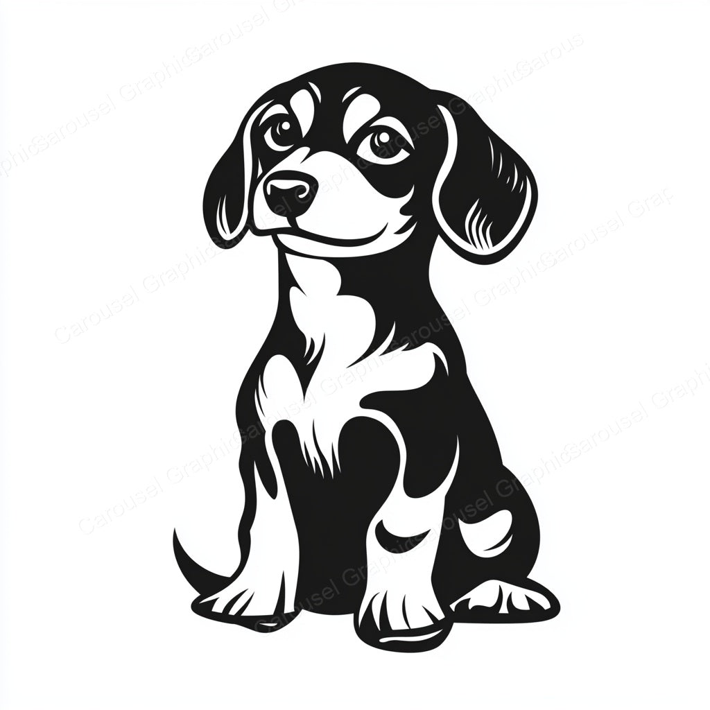 Dachshund Vector Graphic preview