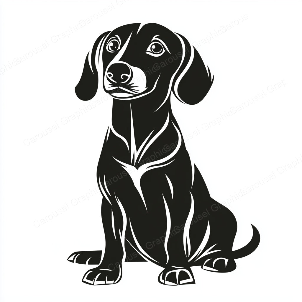 Dachshund Vector Graphic preview