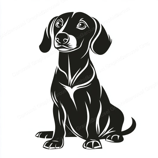 Dachshund Vector Graphic preview