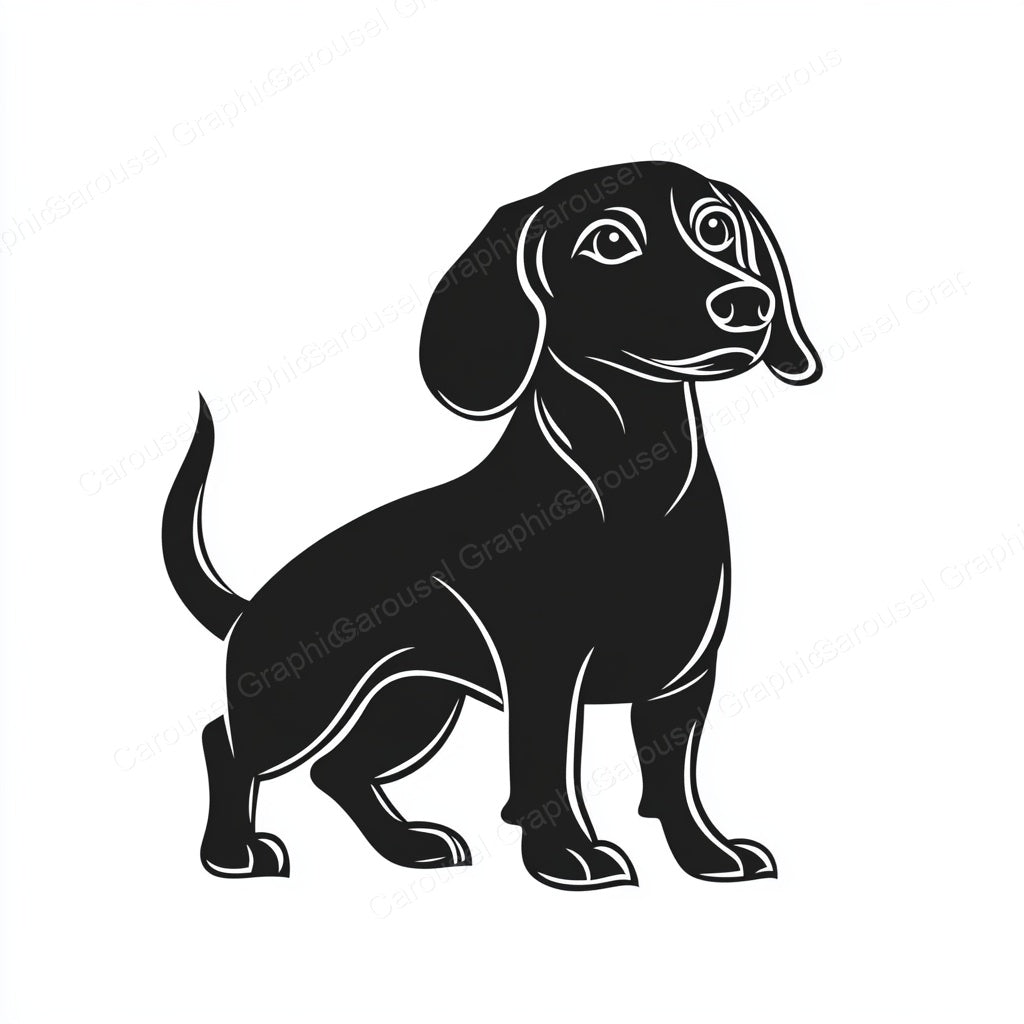 Dachshund Vector Graphic preview
