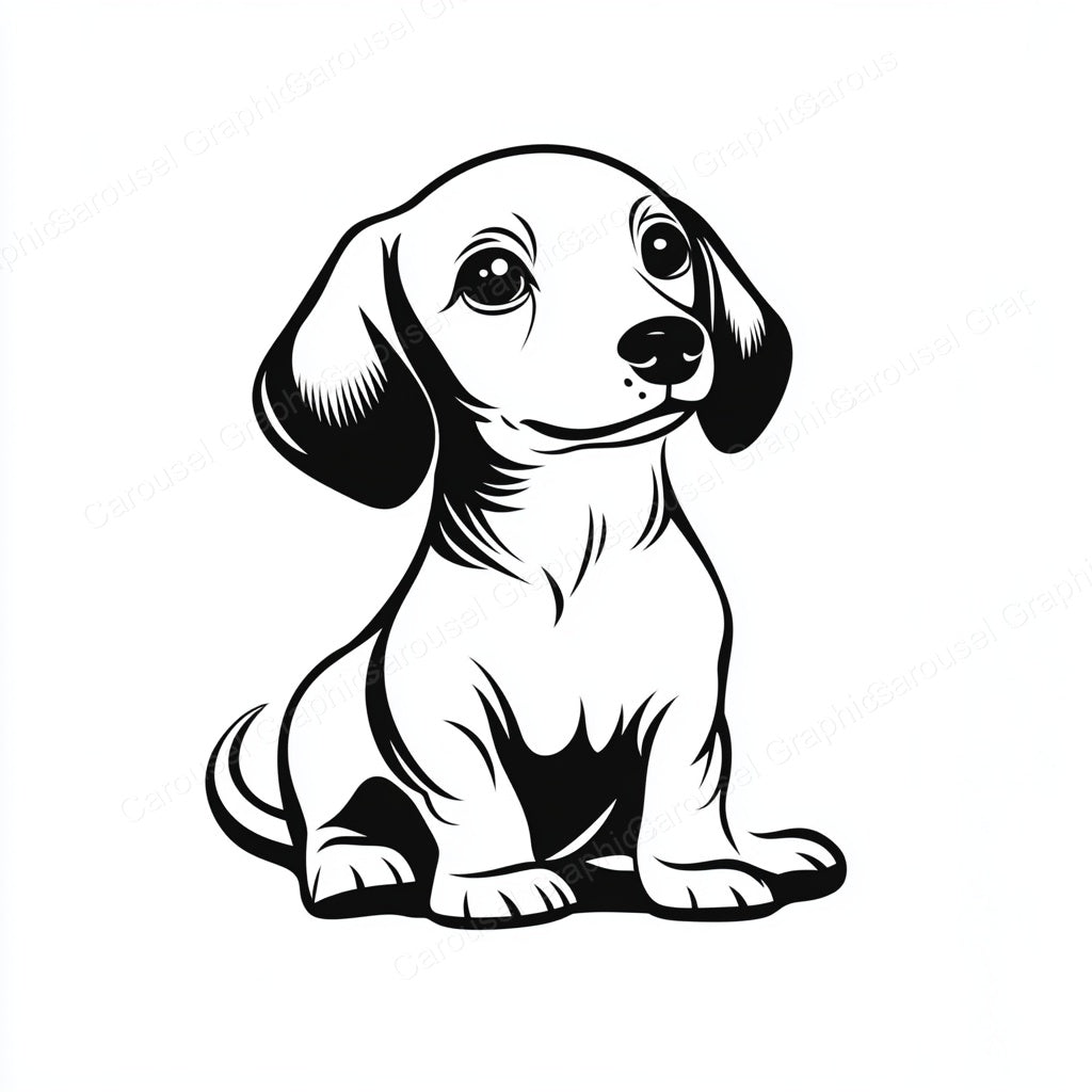 Dachshund Vector Graphic preview