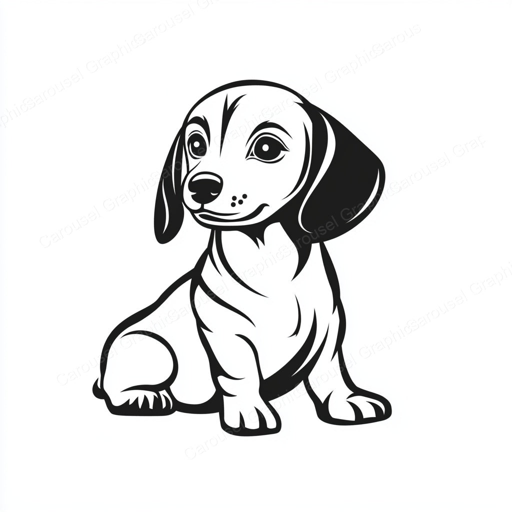 Dachshund Vector Graphic preview