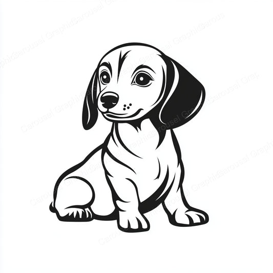 Dachshund Vector Graphic preview