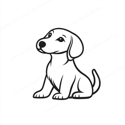 Dachshund Vector Graphic preview