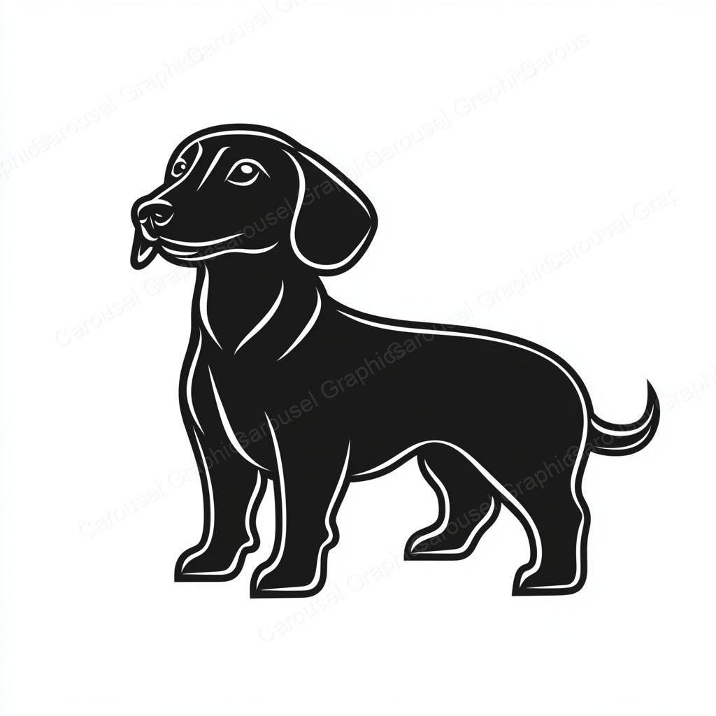 Dachshund Vector Graphic preview
