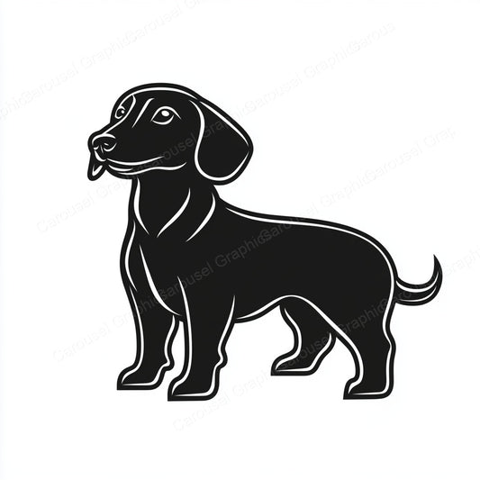 Dachshund Vector Graphic preview