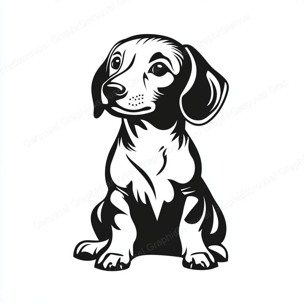 Dachshund Vector Graphic preview