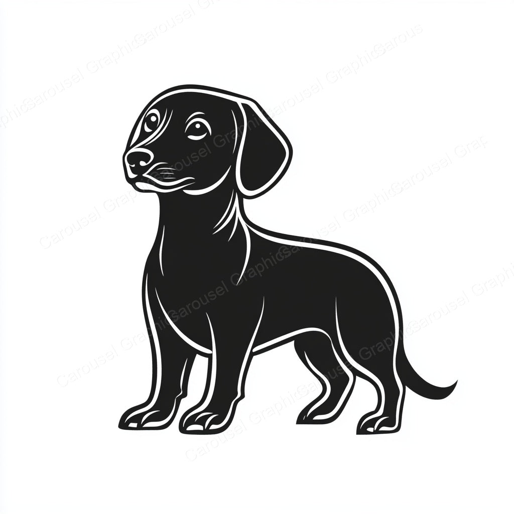 Dachshund Vector Graphic preview