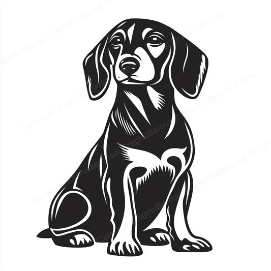 Dachshund Vector Graphic preview