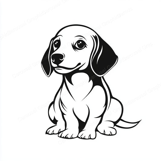 Dachshund Vector Graphic preview