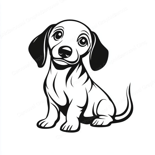 Dachshund Vector Graphic preview