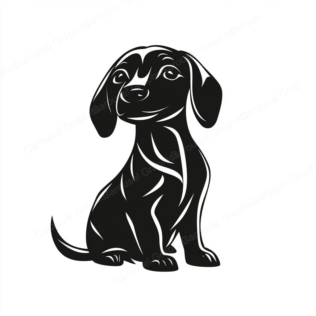 Dachshund Vector Graphic preview