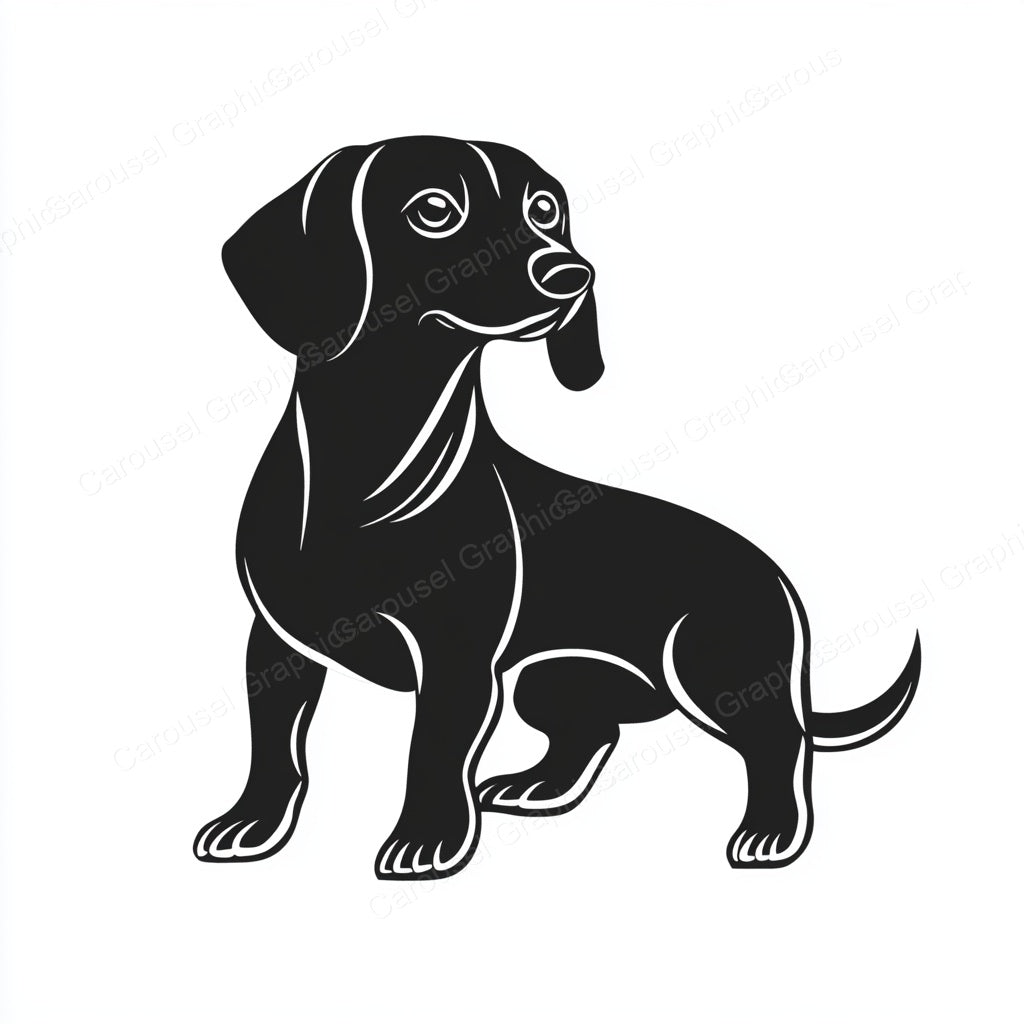 Dachshund Vector Graphic preview