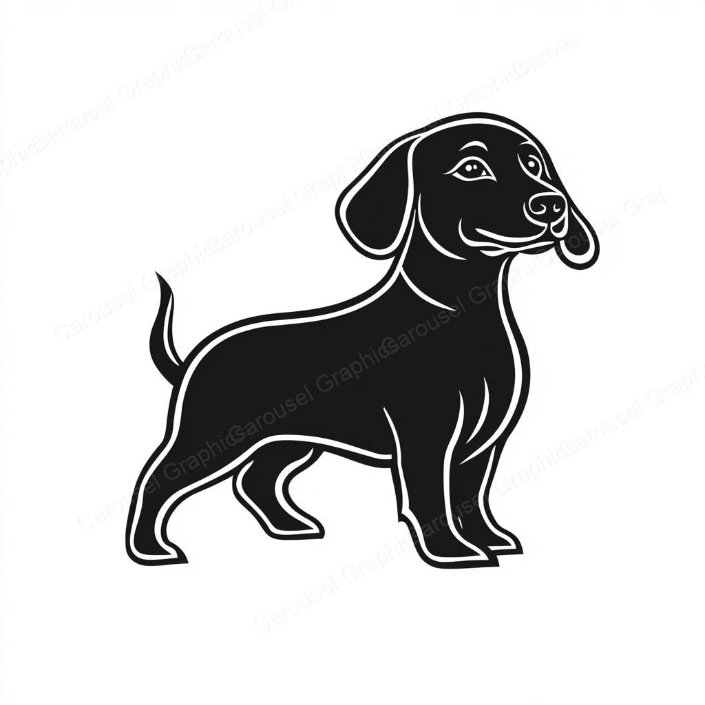 Dachshund Vector Graphic preview