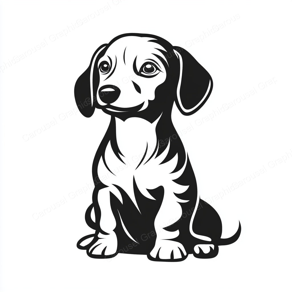 Dachshund Vector Graphic preview