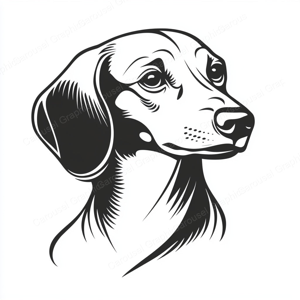 Dachshund Vector Graphic preview