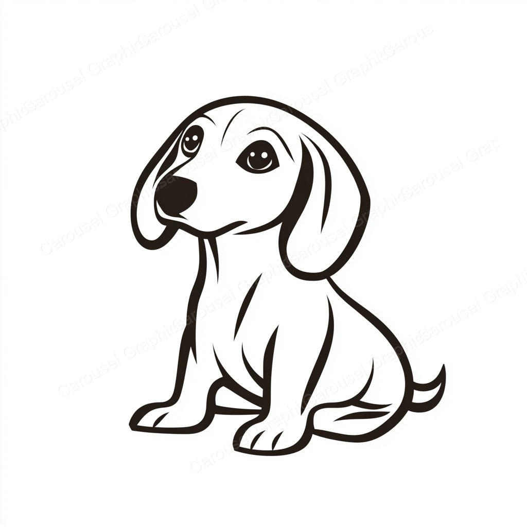 Dachshund Vector Graphic preview