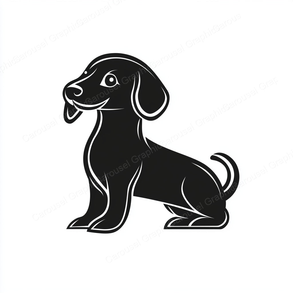 Dachshund Vector Graphic preview