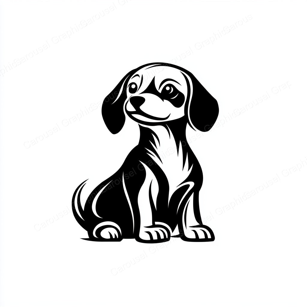 Dachshund Vector Graphic preview