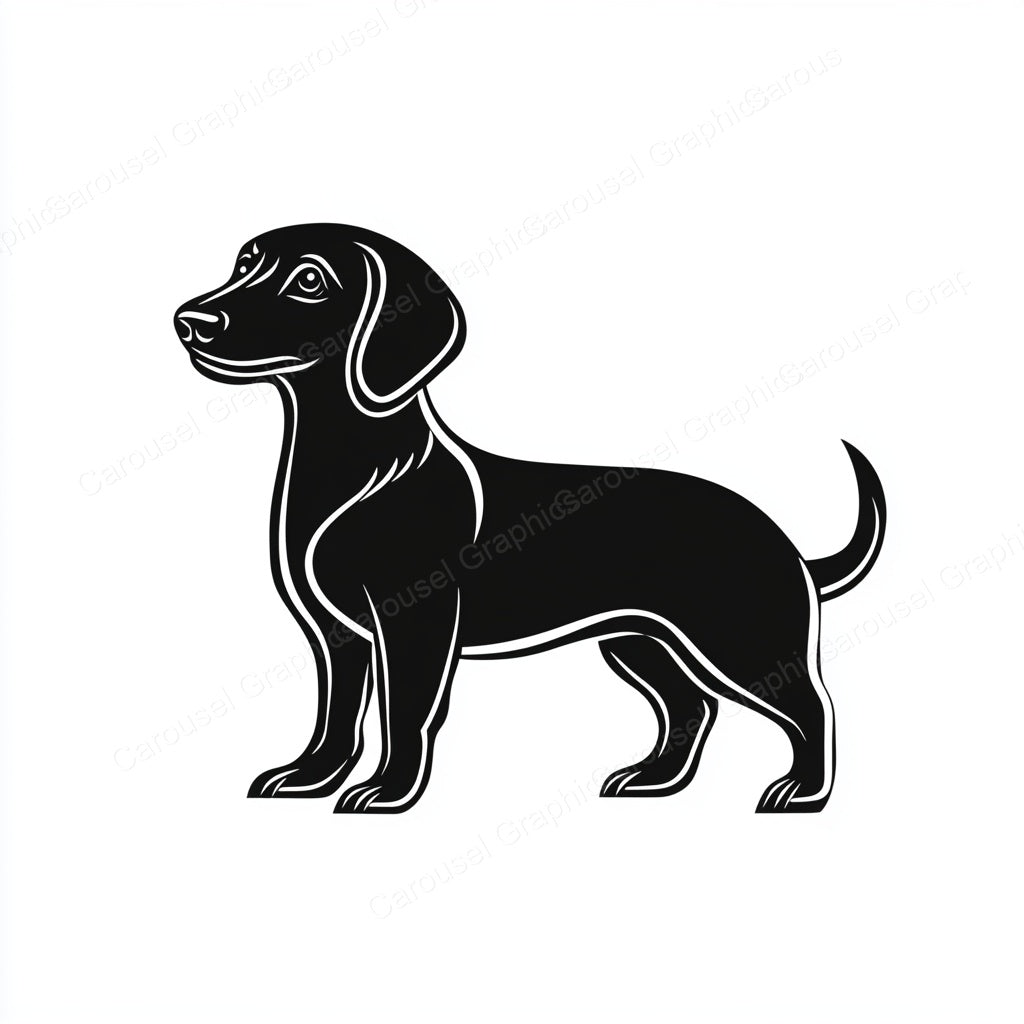 Dachshund Vector Graphic preview