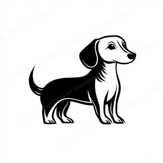 Dachshund Vector Graphic preview
