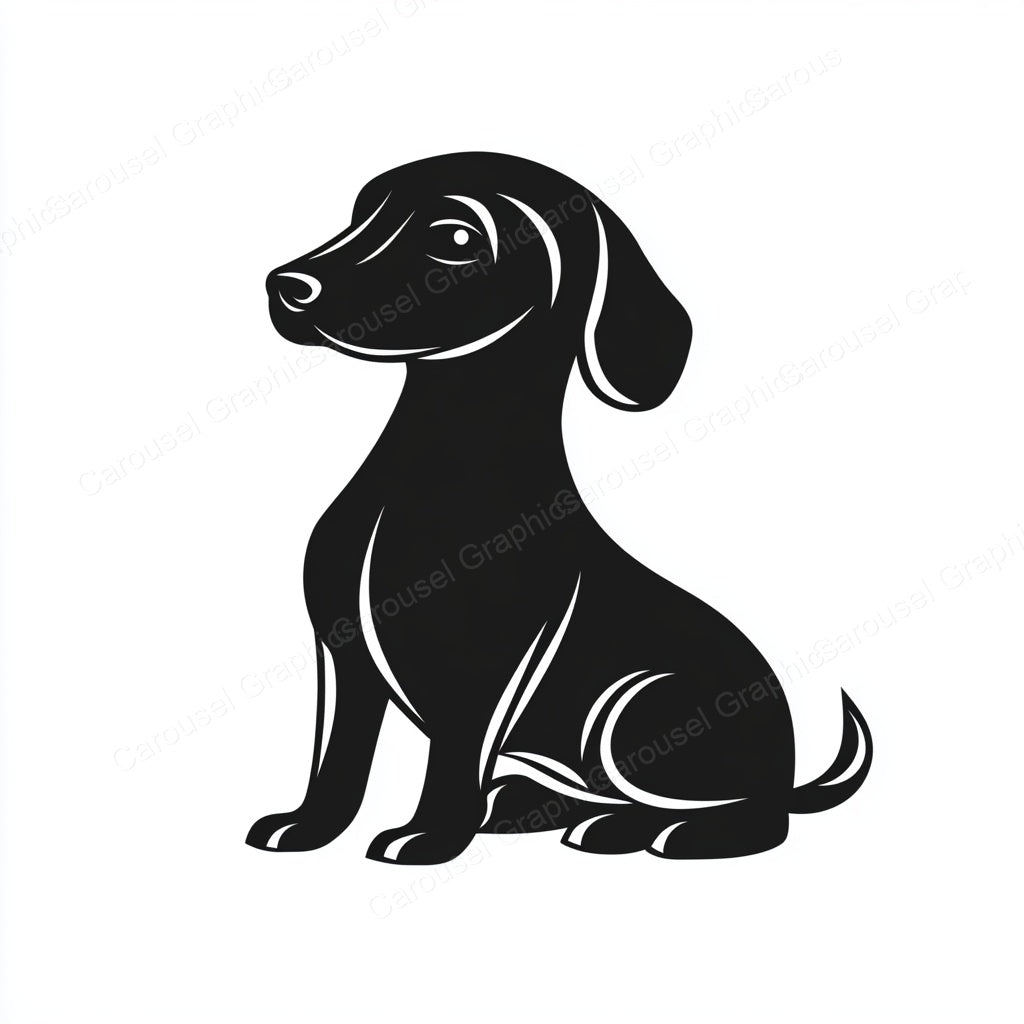 Dachshund Vector Graphic preview