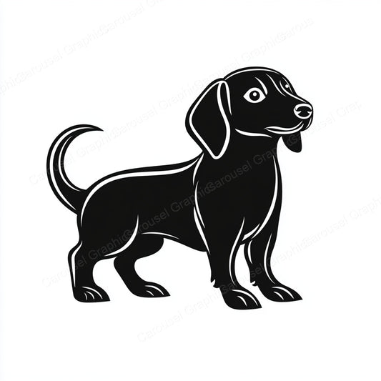 Dachshund Vector Graphic preview