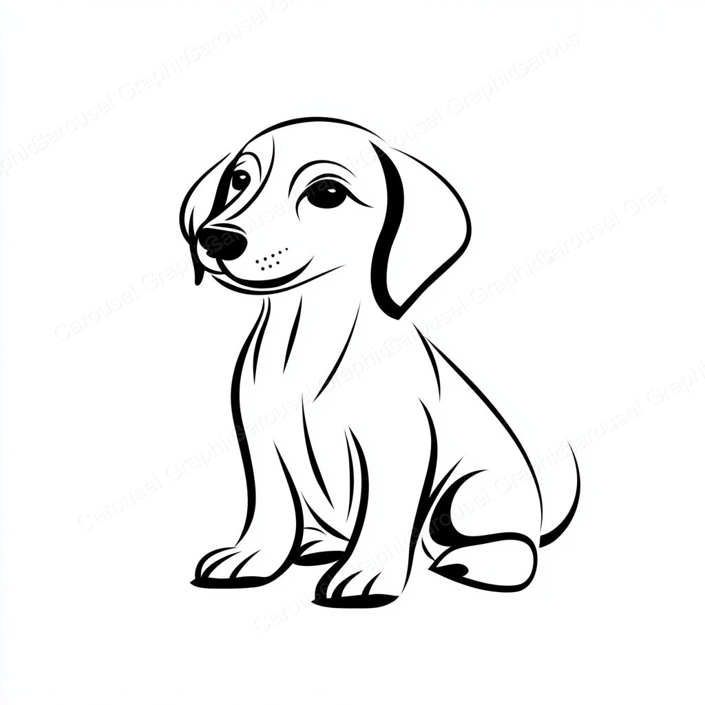 Dachshund Vector Graphic preview