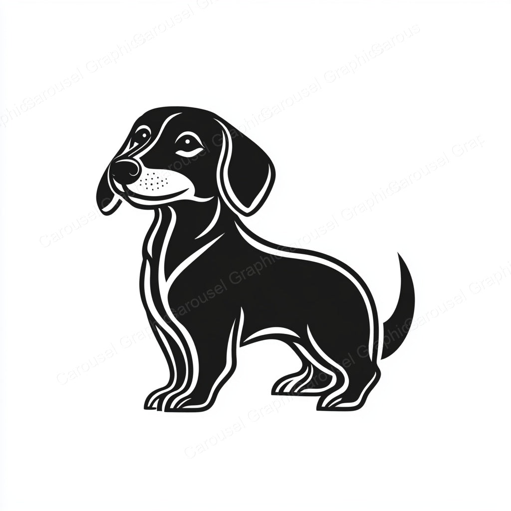 Dachshund Vector Graphic preview