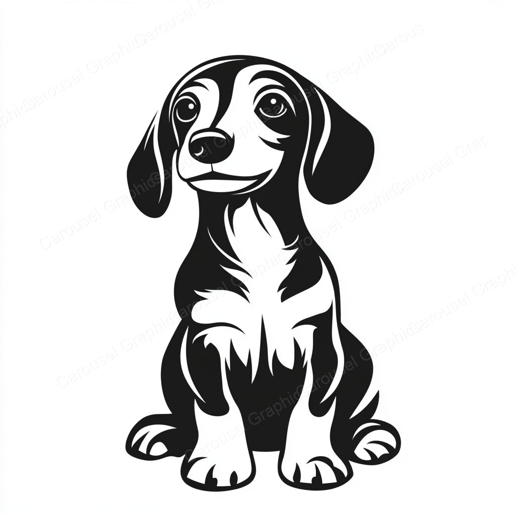 Dachshund Vector Graphic preview